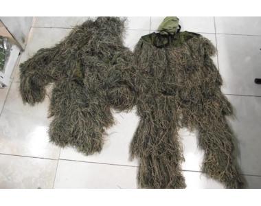 【翔準軍品AOG】【 偽裝衣 褲子加衣服】狙擊手 -拍戲-生存遊戲 道具 偽裝網 軍用 賞鳥 大砲 照相