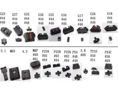 【翔準軍品AOG】 AOG~~WE 台灣正廠零件 準心罩門 GLOCK P226 P228 P229 PX4 5.1 3.8