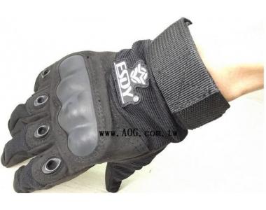 【翔準軍品AOG】【 戰術 手套 全指黑色】開車 騎車 打拳 生存遊戲 漆彈 拍戲 電影 X1-4-4