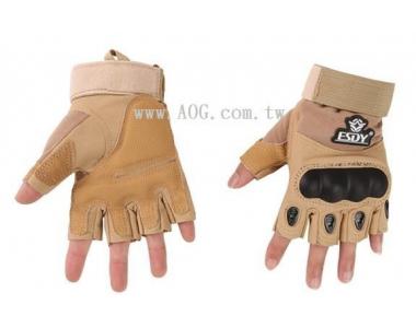 【翔準軍品AOG】【 戰術 手套 半指 尼色】開車 騎車 打拳 生存遊戲 漆彈 拍戲 電影 腳踏車 X1-4-4-2