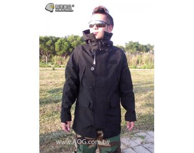 【翔準軍品AOG】NB-3 風衣 (黑) 外套 防風 保暖 G0402B