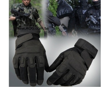 【翔準軍品AOG】黑鷹手套 飛鷹手套全指 (黑色/綠色/沙色) 防BB彈.生存遊戲.漆彈.射擊