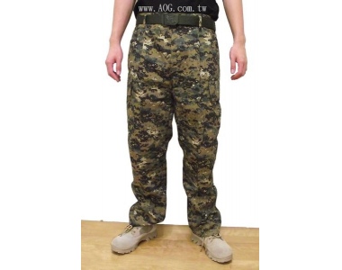 【翔準軍品 AOG】(拉鍊版)《特戰數位叢林色》數叢 多功能戰鬥褲 特勤褲 夜間褲 強化耐磨 GO520E