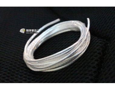 【翔準軍品AOG】加粗版 高流量電動槍 銀線 20蕊 加粗鍍銀線200CM長 電動槍升級必備（台灣製造） AOG-0011-2