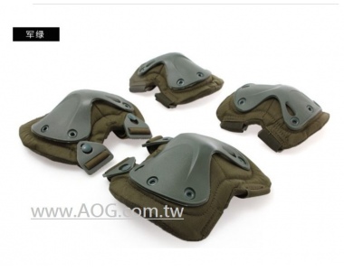 【翔準軍品 AOG】(新款) 綠 城市迷彩 變形金剛-變形金鋼 專用墊--漆蓋-腳跟手專用1組4個有 護(黑-沙-軍綠-CP-ACU 潑墨)